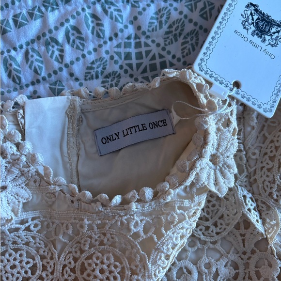 Only Little Once Cream Lace Dress - Picture 2 of 3